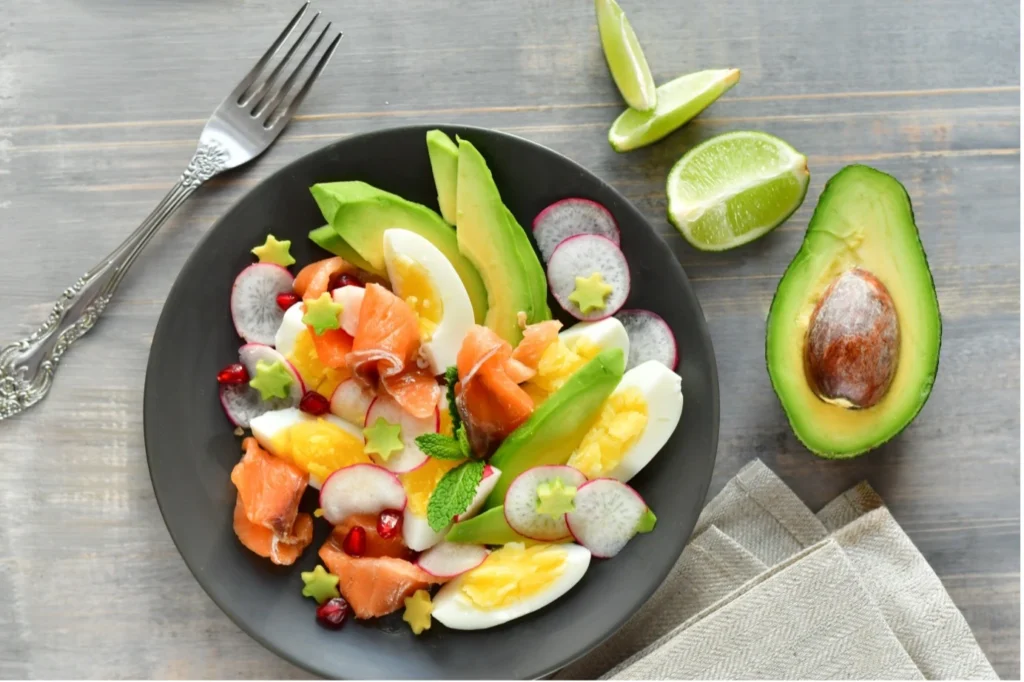 Salmon salad
